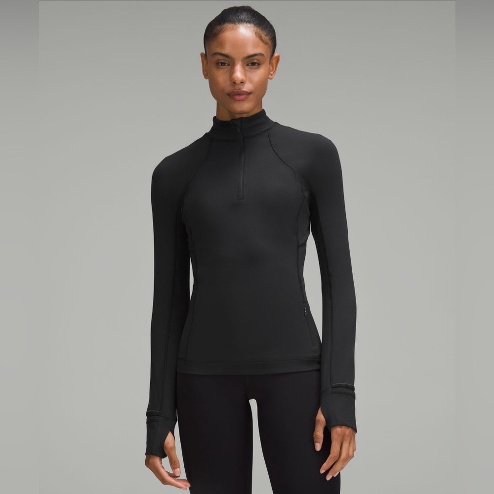 Lululemon Blue Rulu Run Halfzip